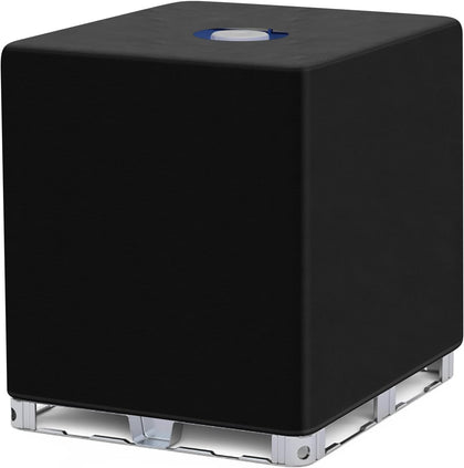 Fuzfaer IBC tote cover weatherproof protection for outdoor tanks.