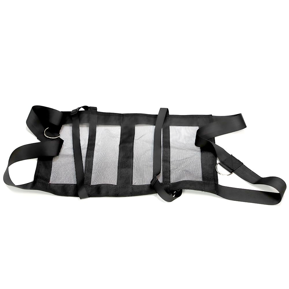 Fuziddn sling with adjustable straps fitting goats, sheep, and calves.