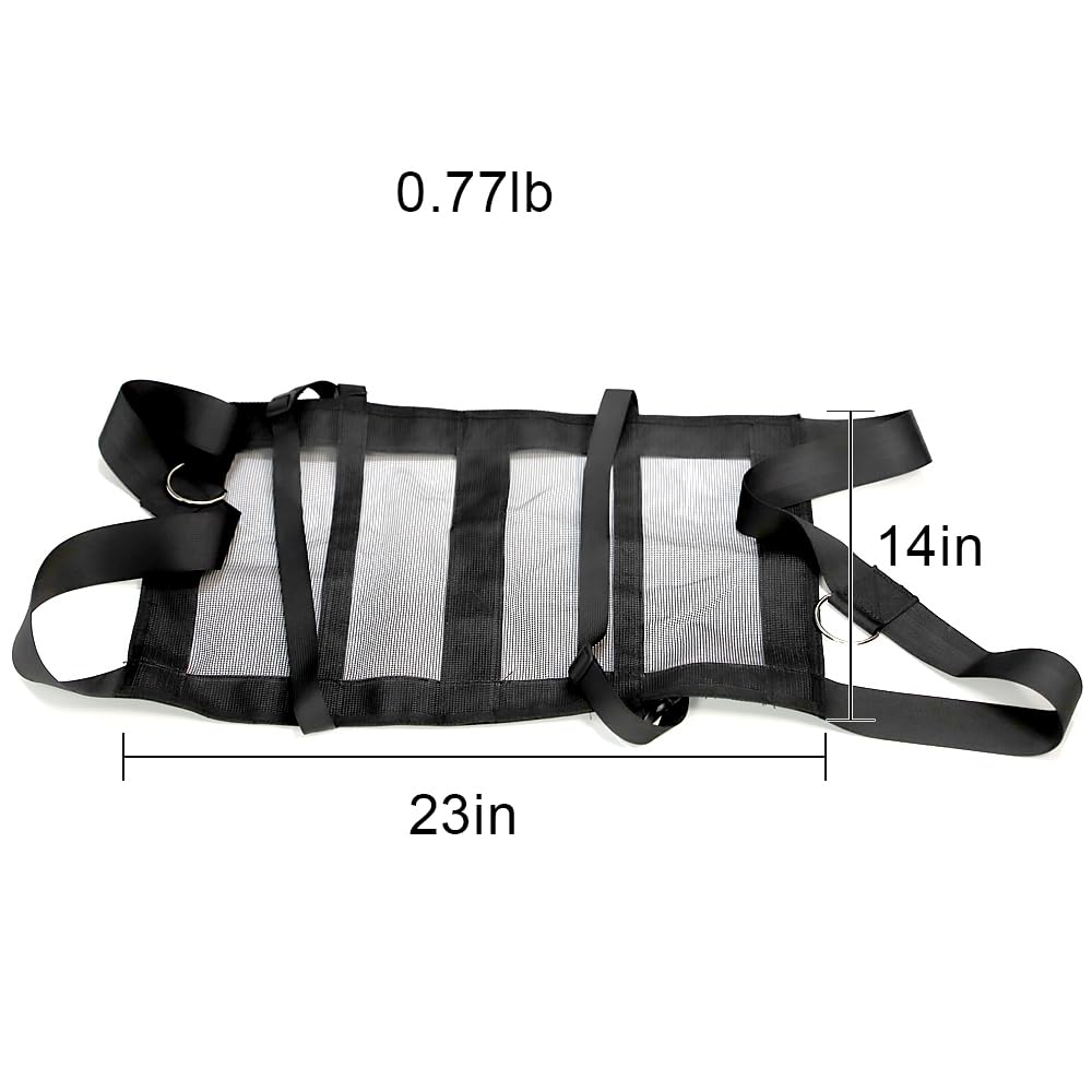 Fuziddn sling showing sturdy D-rings for secure scale connections.