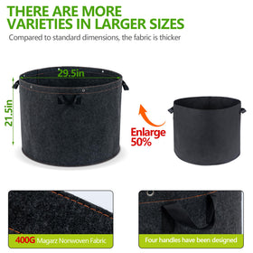 FVOTNW dual-stitched handles provide easy repositioning during sun shifts or seasonal moves.