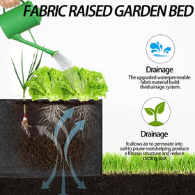 FVOTNW indoor-outdoor planters support versatile planting for vegetables, herbs, and flowers