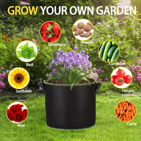 FVOTNW grow bag ready for outdoor garden setup