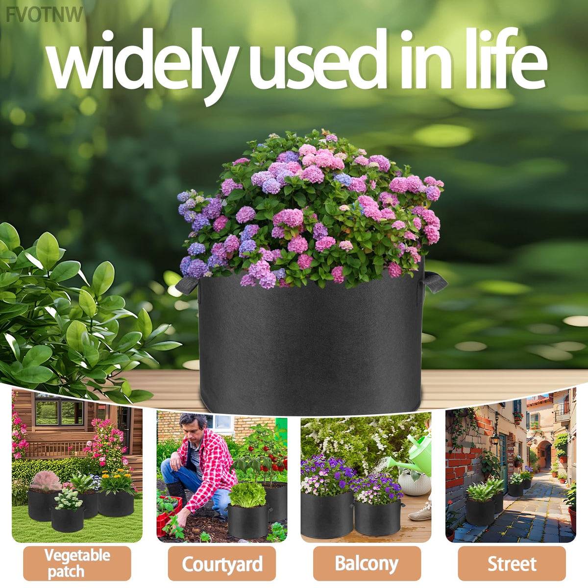 FVOTNW reusable and foldable design for compact storage.