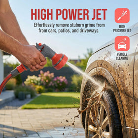 FXFOUCS nozzle in action for car washing and pet cleaning