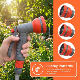 FXFOUCS quick-attach screw-on design fits standard hoses easily