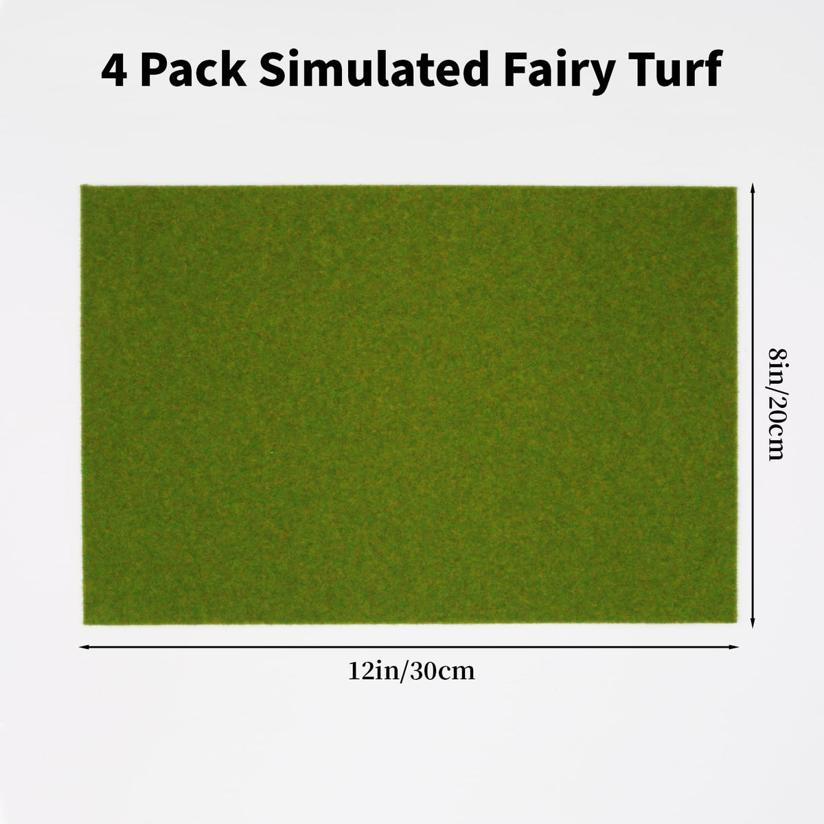 FXMHEHBB miniature fairy garden grass patch for lush layouts