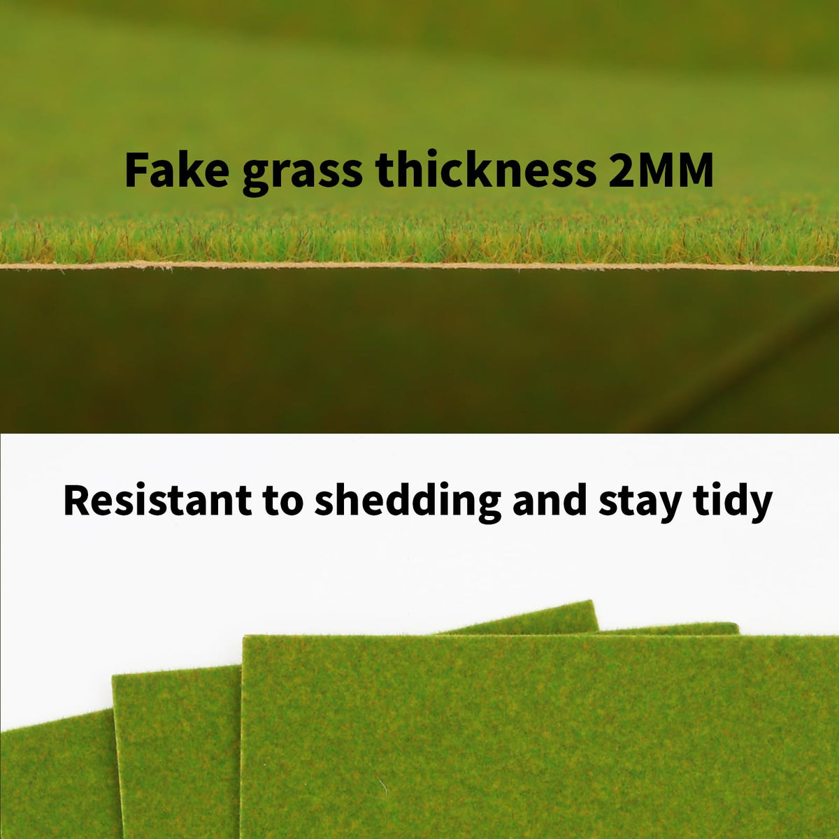 FXMHEHBB model railway turf for realistic dioramas
