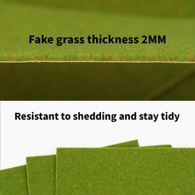 FXMHEHBB model railway turf for realistic dioramas