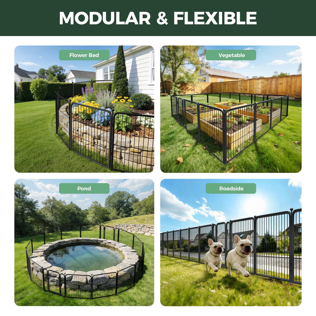FXW easy-assembly ring system demonstrates quick panel connection.