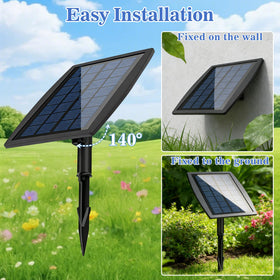 FYDGTPI 9.85 ft power cable allows panel placement in sun.