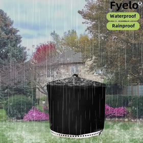 Fyelo fire pit cover, portable top handle for easy on/off.