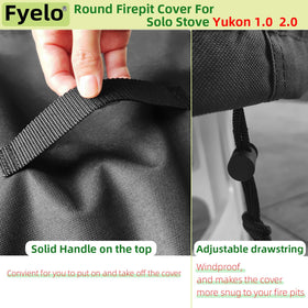 Fyelo Yukon 27-inch cover, inner layer close-up, provides 100% waterproof protection.