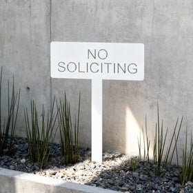 Fynleka Durable yard sign stays visible through weather and scenery.