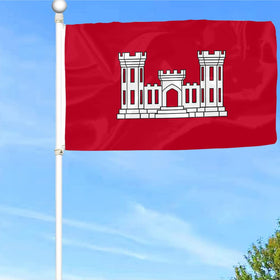 Fyon flag close-up shows double-stitch durability and construction