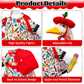 FYSUIMU goose clothes outfit enhances lawn goose character for yard decor.