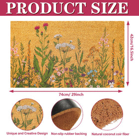 FYSUIMU coir texture close-up highlights durable natural fibers.