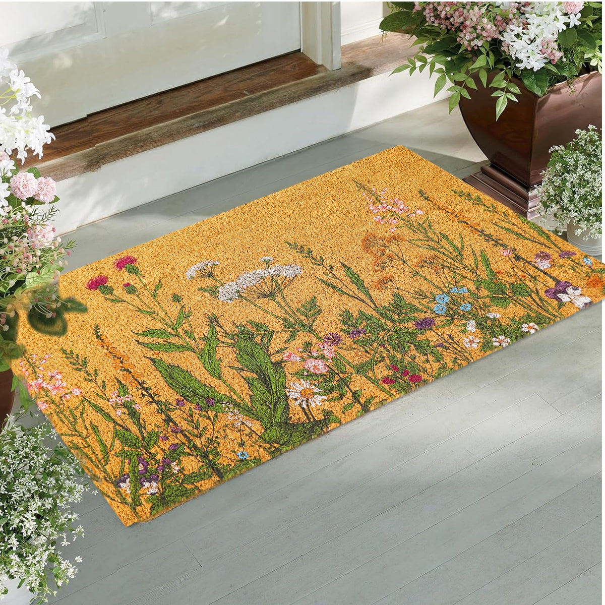 FYSUIMU indoor outdoor use demonstrates versatile door rug option.