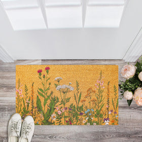 FYSUIMU vintage wildflower pattern at entry adds welcoming aesthetics.