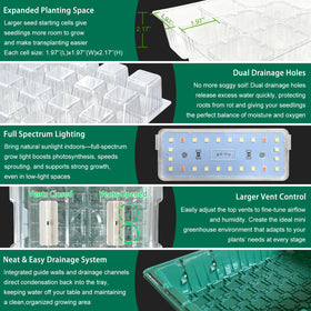 FYLXURO 48-cell trays provide ample space for root expansion