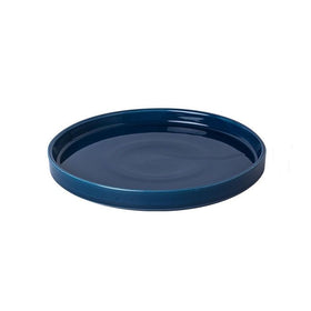 Fzfeiyy ceramic plant saucer 10-inch blue catches excess water to protect floors.