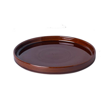Fzfeiyy ceramic plant saucer 12-inch inside diameter for indoor planters and drip control.