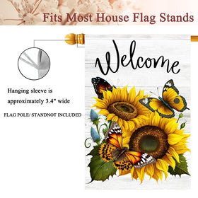 FZMHASLWW heavy-duty fabric flag offers fade resistance for lasting curb appeal
