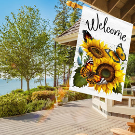 FZMHASLWW flag on a standard pole elevates outdoor decor