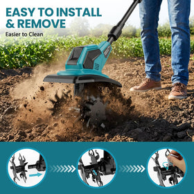 FzzboFlow adjustable auxiliary handle reduces fatigue for comfortable operation.