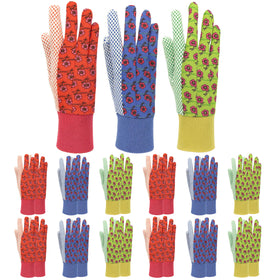 G & F Products women's gardening gloves with floral print provide all-day comfort.