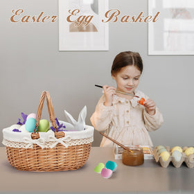 G GOOD GAIN versatile basket for picnics, gifts, and home storage.