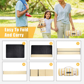 G Good Gain camping-outdoor picnic blanket suited for campsites and meals.