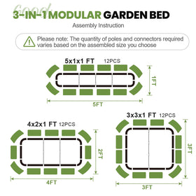 G GOOD GAIN safety edge design prevents cuts during assembly and use