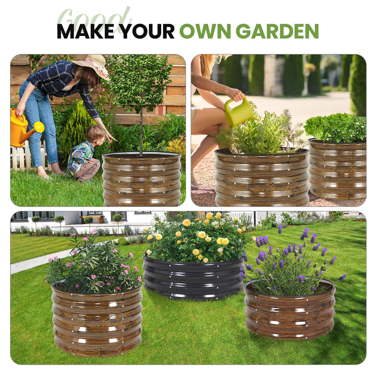 G GOOD GAIN versatile planting for vegetables and herbs