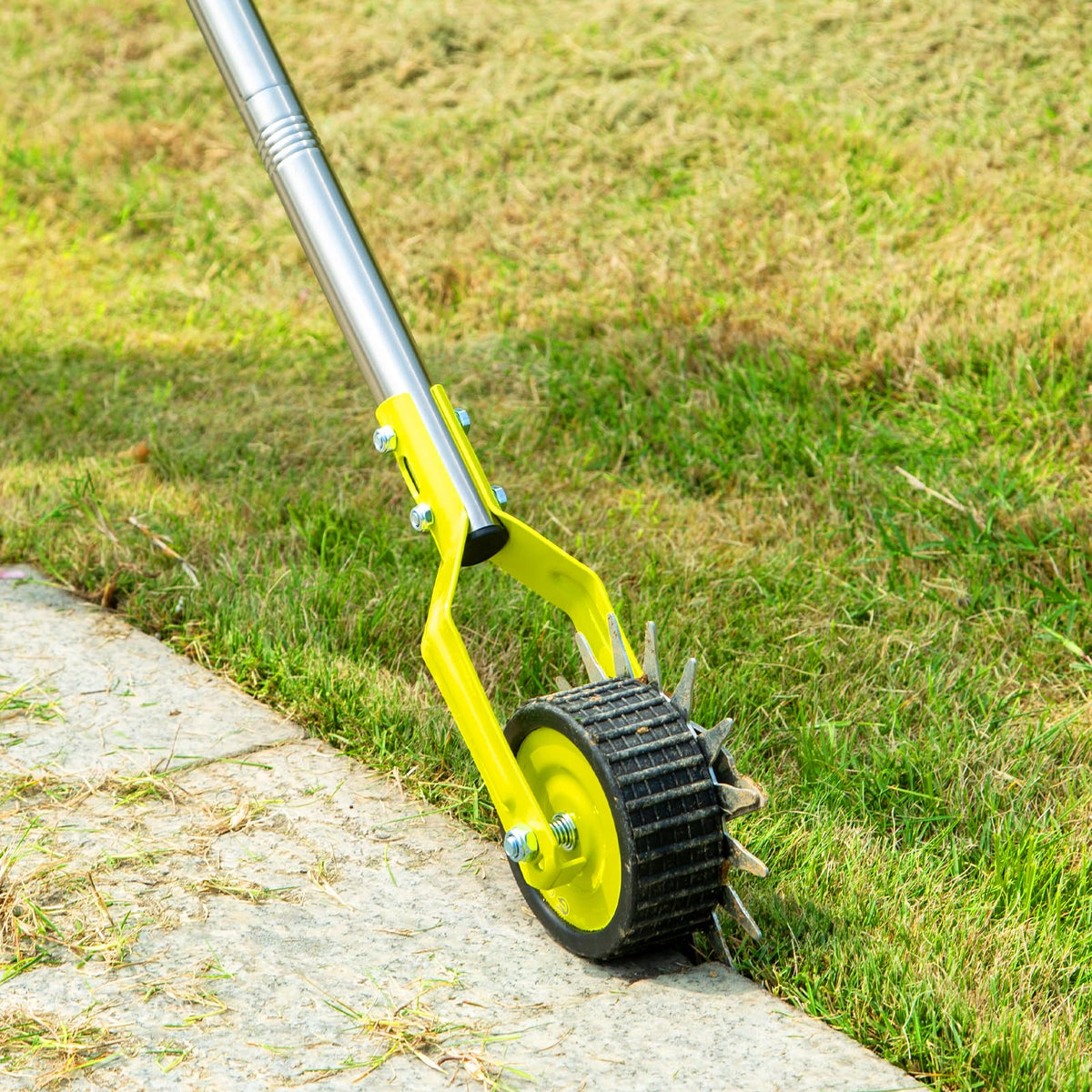 G GREENLY-AG edging along sidewalk and garden bed for tidy borders