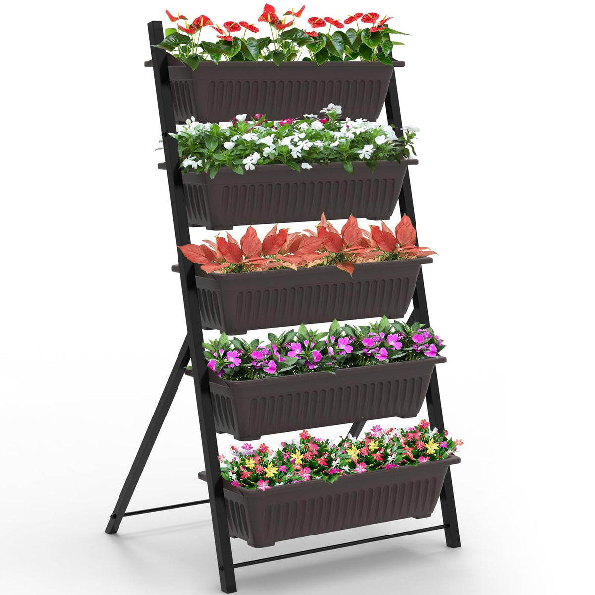 G TALECO GEAR vertical garden planter in use on patio, maximizing limited outdoor space