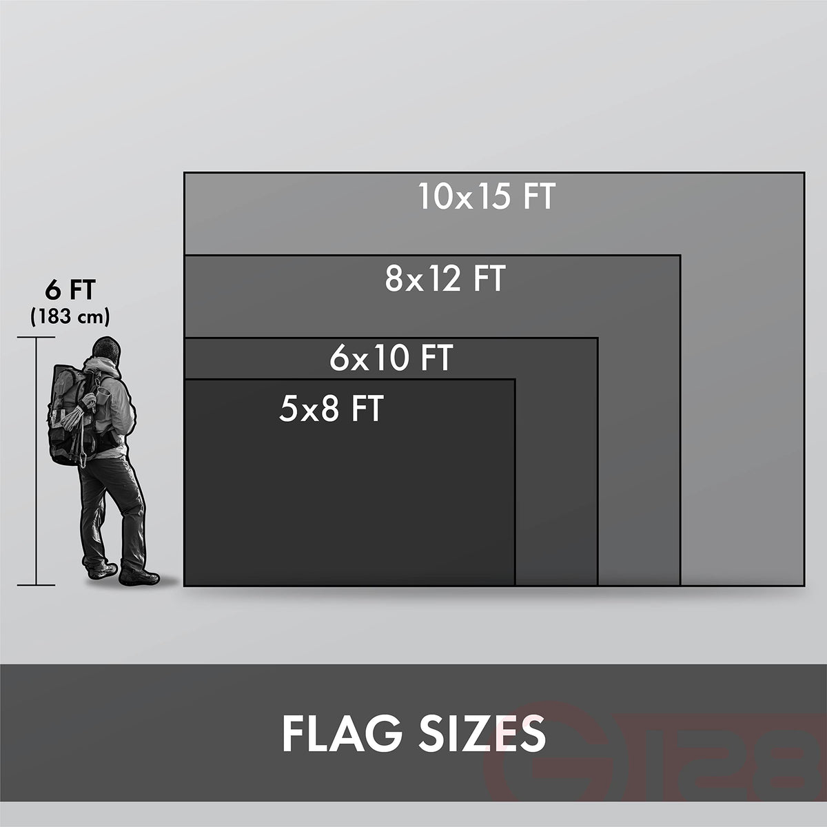 G128 all-weather flag built for durable, long-term display