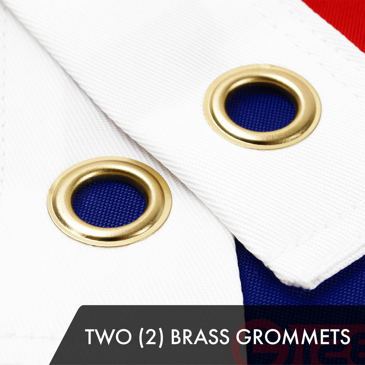 G128 Betsy Ross embroidery detail highlights precise stitches and heritage-inspired style.