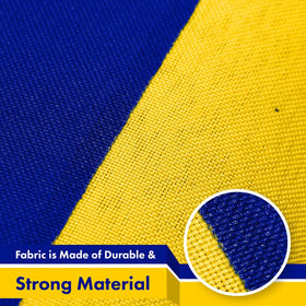 G128 150D polyester flag emphasizes durability over lighter fabrics.