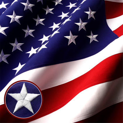 G128 Deluxe TearProof flag 10x15 for durable outdoor use.