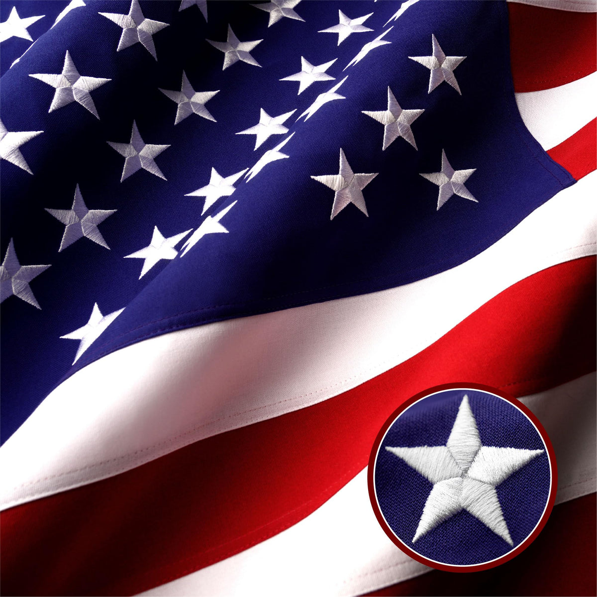 G128 deluxe tearproof flag 2x3ft for outdoor display in windy conditions.