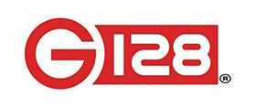 G128 embroidered flag features dark colors that make stripes pop.