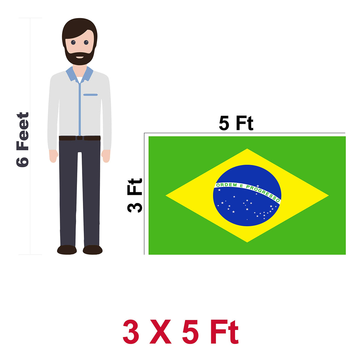 G128 vibrant flag color maintains visibility and appeal over time.