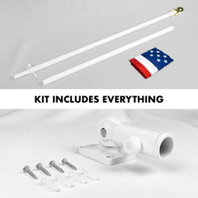 G128 twist-free rotation system keeps flags waving smoothly.