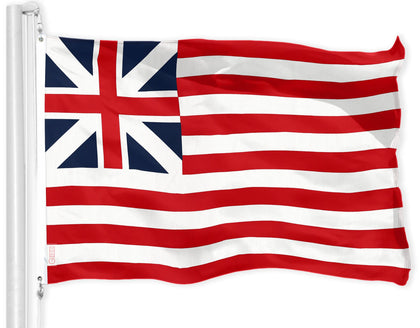G128 Grand Union Flag 3x5ft with dye-sublimated colors for vivid outdoor display