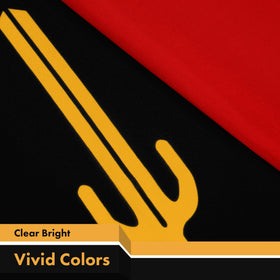 G128 Heritage Flag 150D polyester texture showing durable weave.