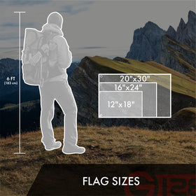 G128 1x1.5 ft flag ideal for patios, balconies, and indoor decor