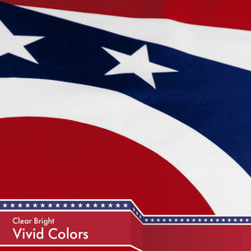 G128 indoor/outdoor flag 3x5ft for porch and pole displays.