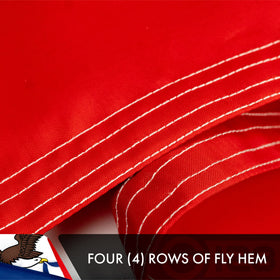G128 Iowa State Flag 3-ply construction reads correctly from both sides.