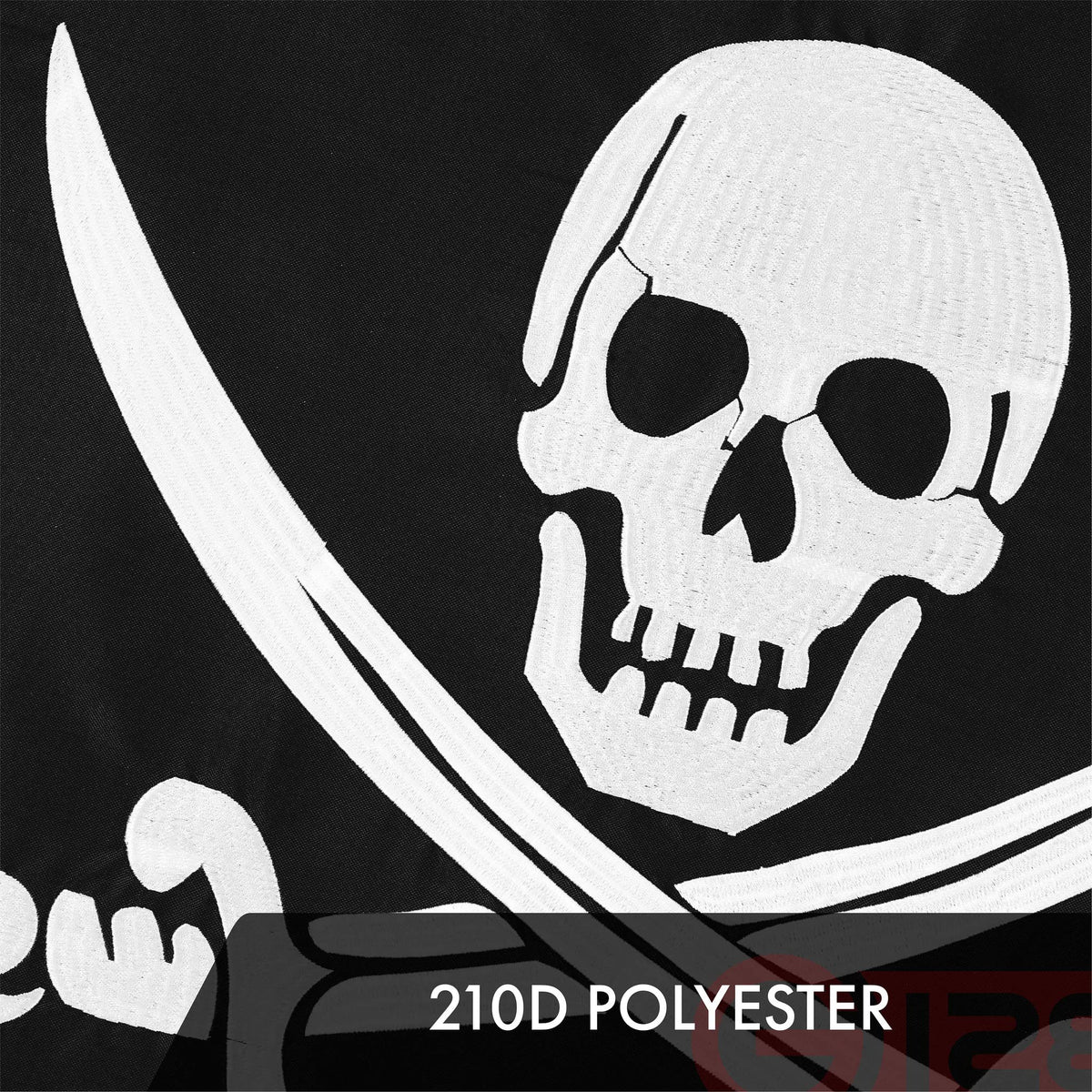 G128 210D polyester fabric close-up shows quality.