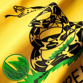 G128 StormFlyer embroidered flag with crisp detailing